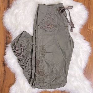 Vintage Cargo Pants by Cache - Embroidered